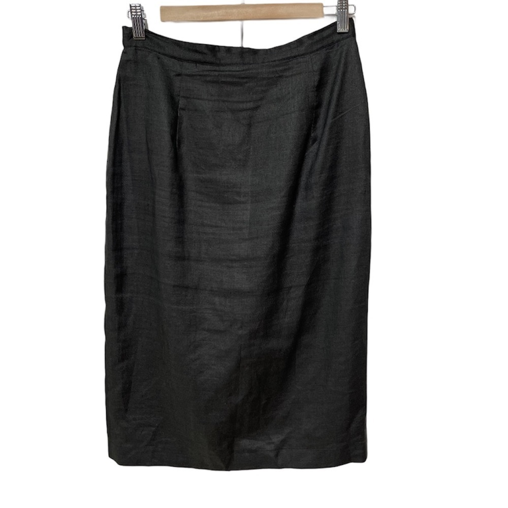 Pia Rucci Black Lined Pencil Skirt Sz 10 Women’s